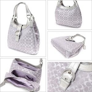 ❌sold❌ Coach soho metallic signature NO:F18909